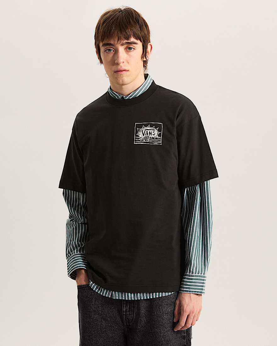 Bright Day SS Tee Black VANS Schwarz ALT2