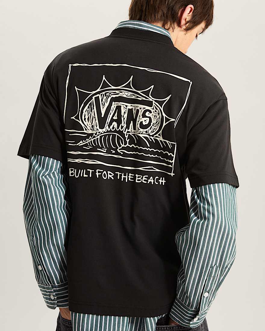 Bright Day TShirt VANS Schwarz ALT3