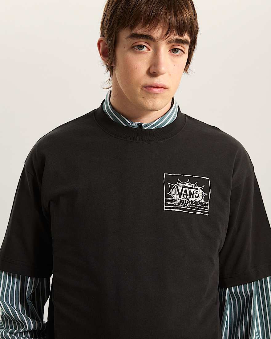 Bright Day TShirt VANS Schwarz ALT5
