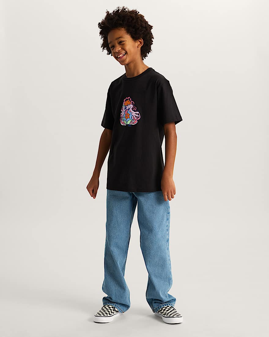 Kinder Boom Rascal TShirt 814 Jahre VANS Schwarz ALT4
