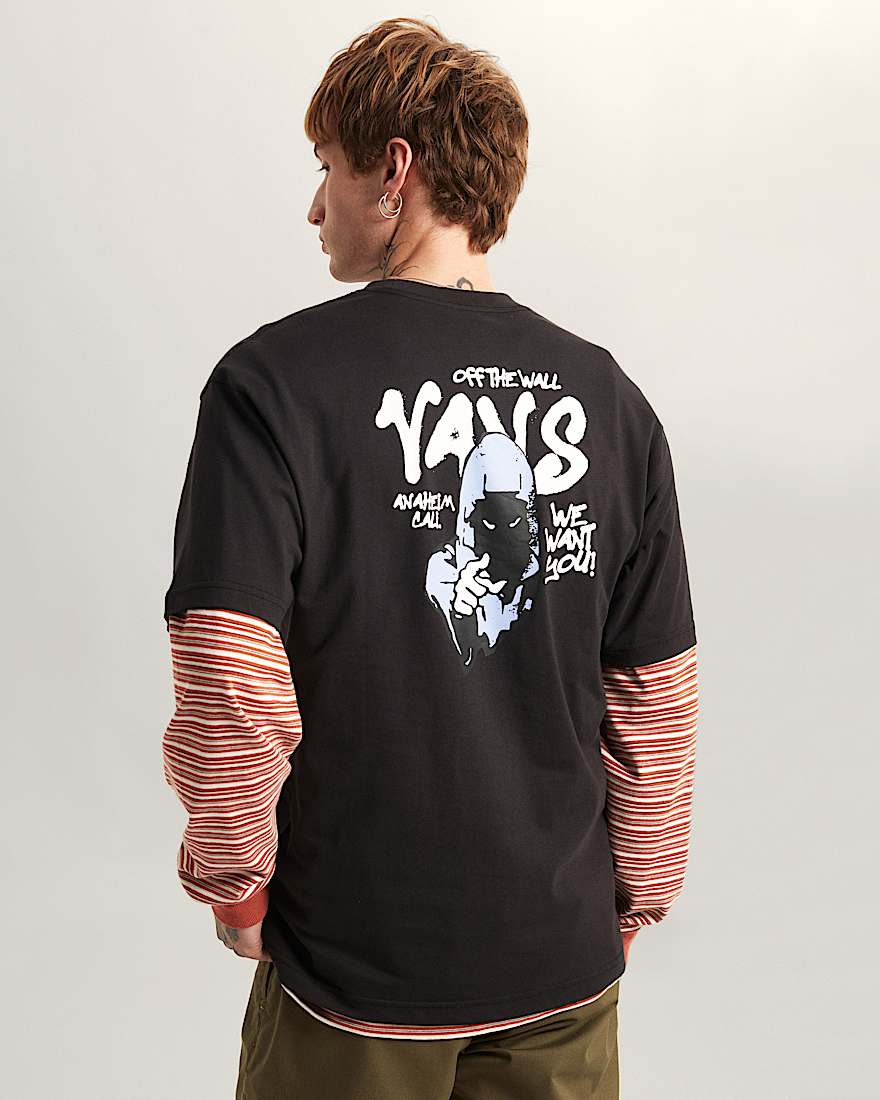 Lockeres Reaper Sam TShirt VANS Schwarz ALT3
