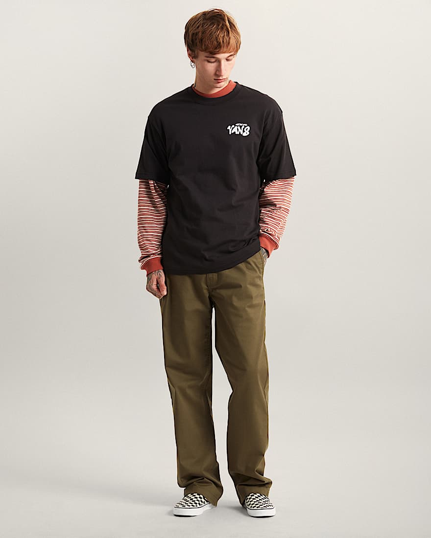 Lockeres Reaper Sam TShirt VANS Schwarz ALT4