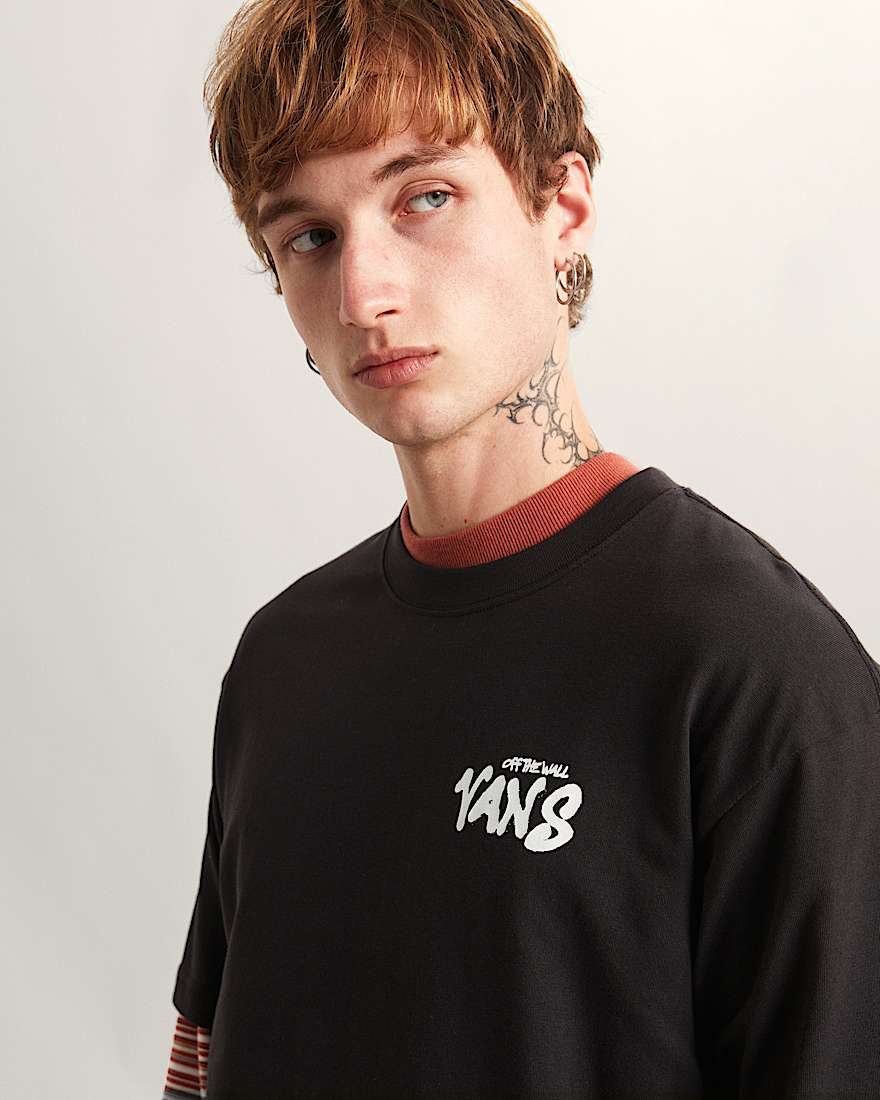 Lockeres Reaper Sam TShirt VANS Schwarz ALT5