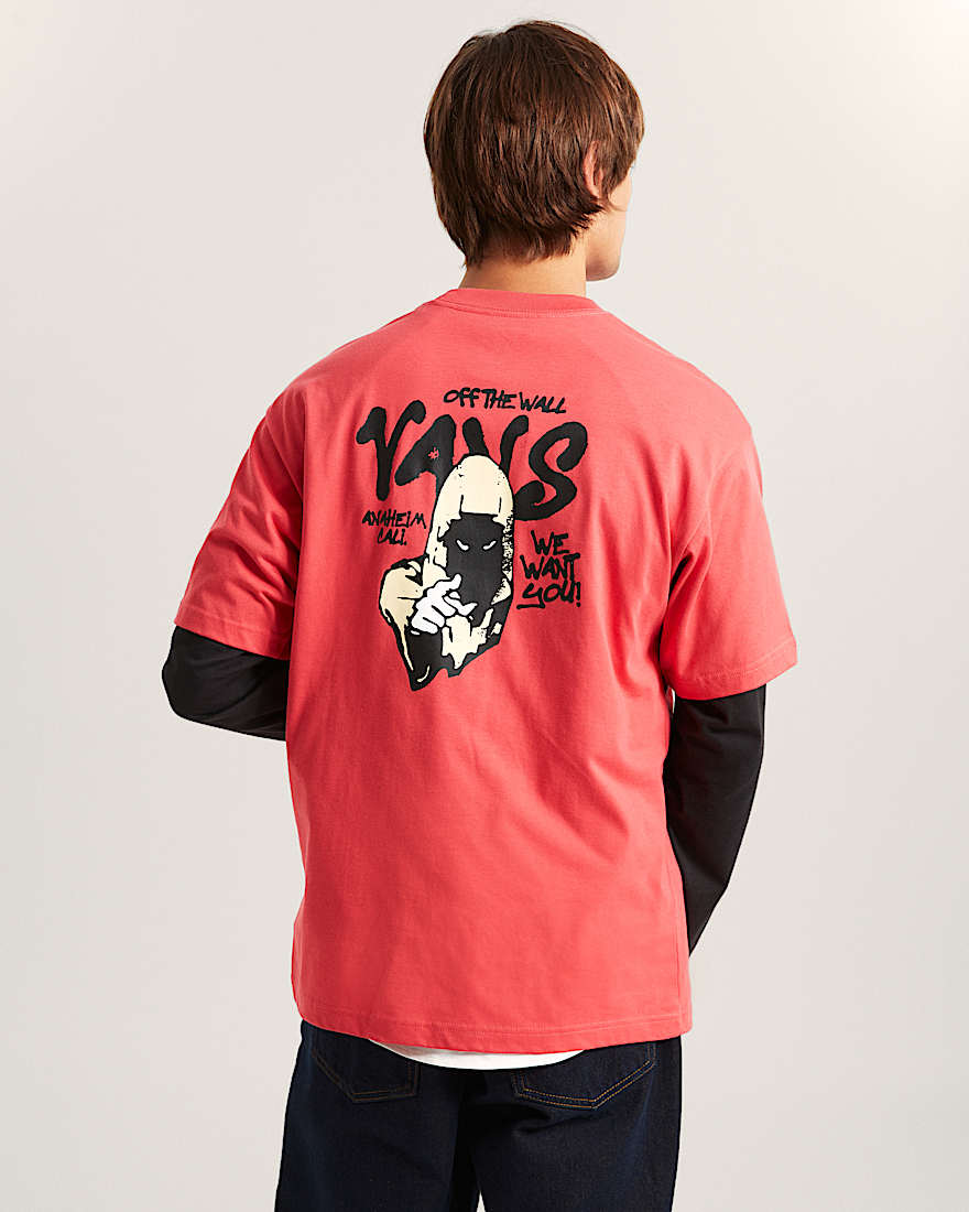 Lockeres Reaper Sam TShirt VANS Rosa ALT3