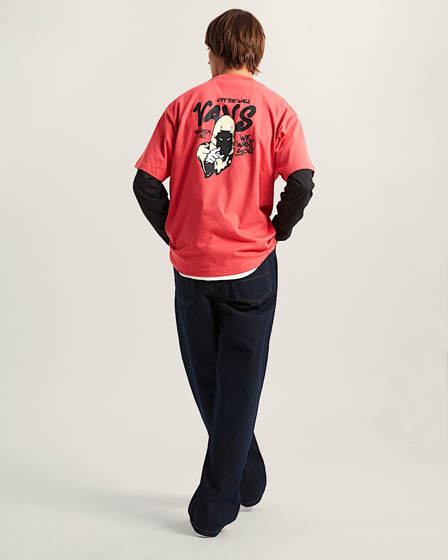 Lockeres Reaper Sam TShirt VANS Rosa ALT4