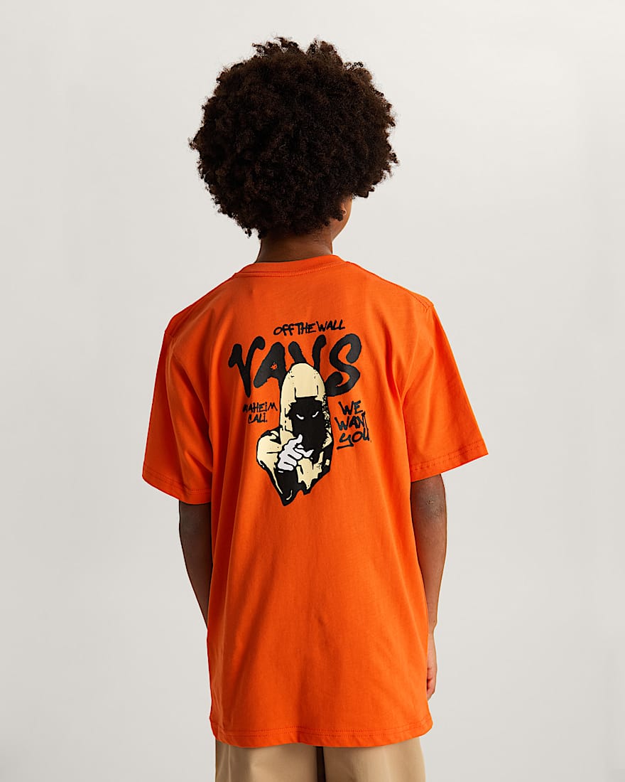 By Reaper Sam KurzarmTShirt 814 Jahre VANS Orange ALT3
