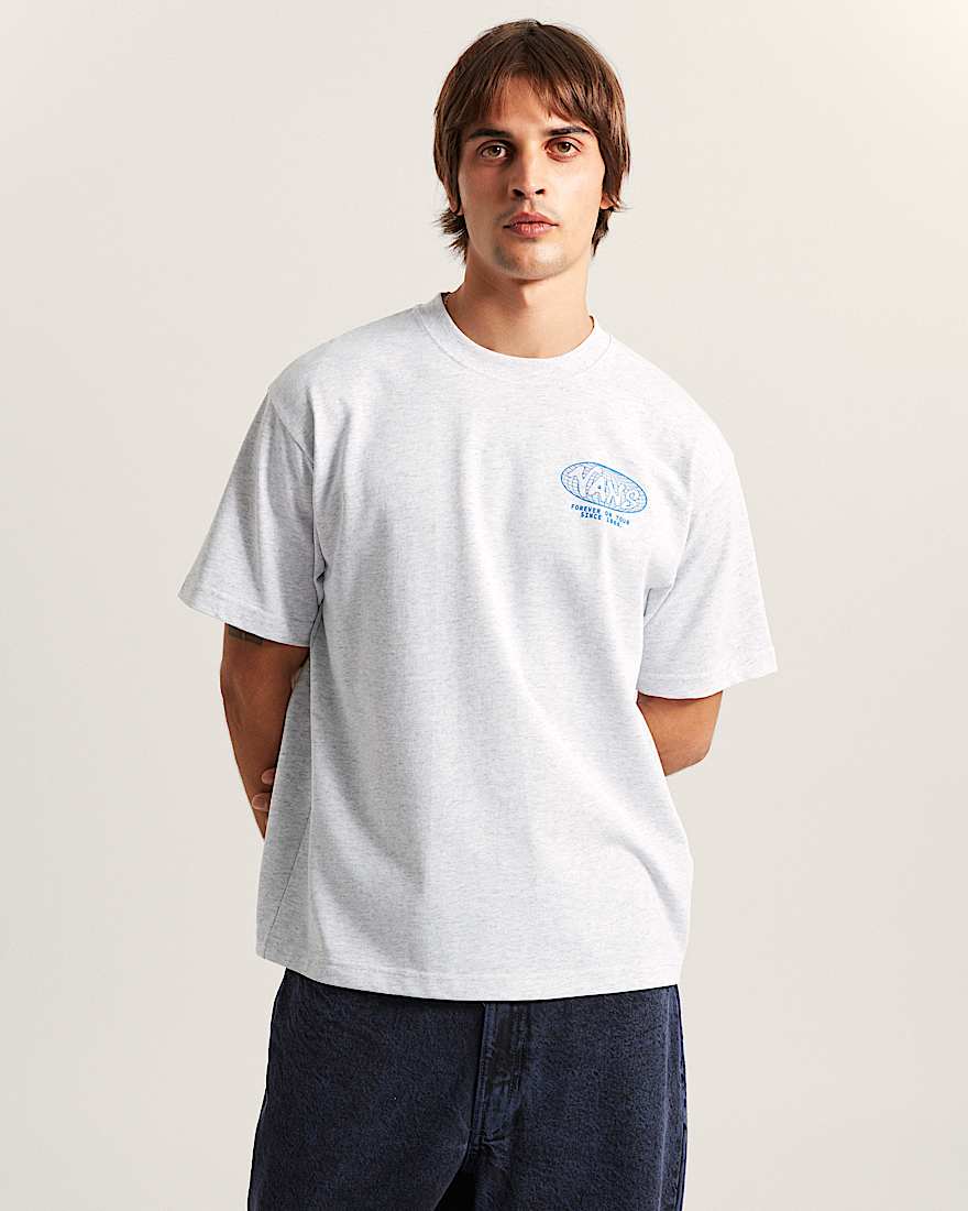 WORLD TOUR LOOSE SS TEE Light Grey Heather VANS Grau ALT2