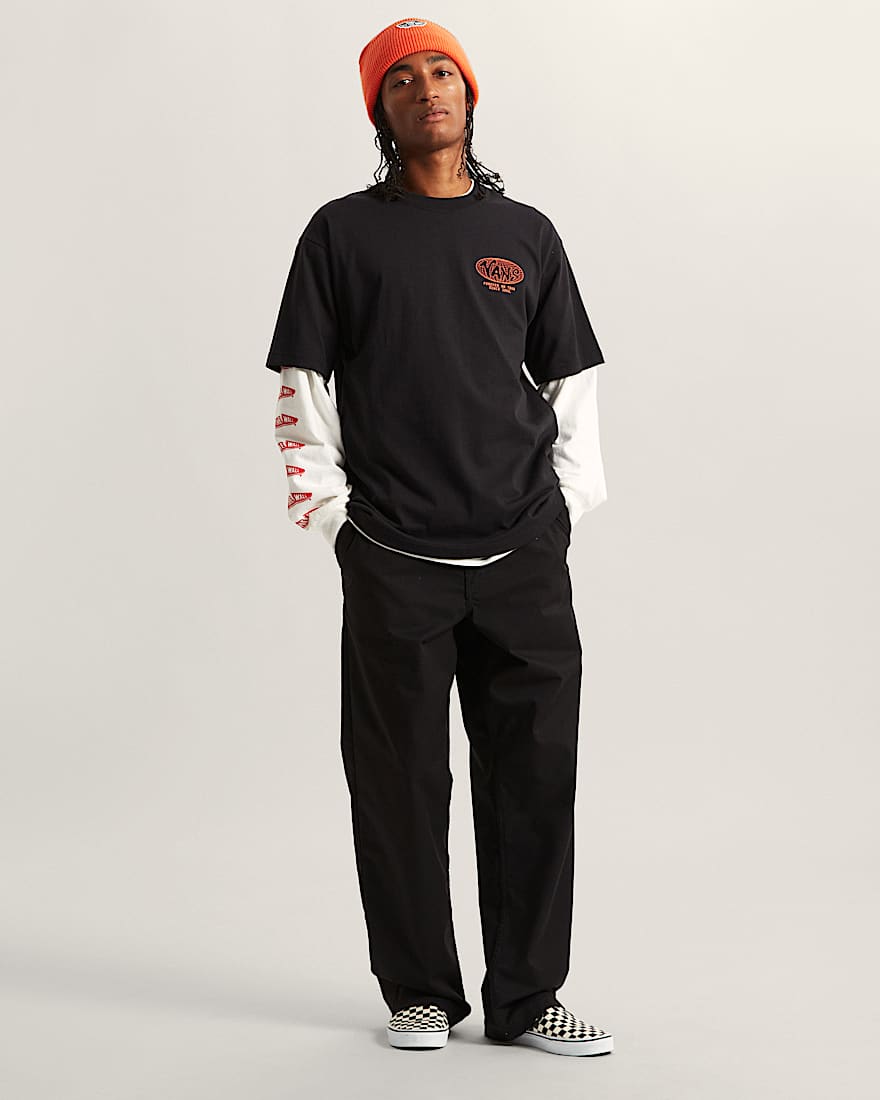 World Tour Loose TShirt VANS Schwarz ALT4