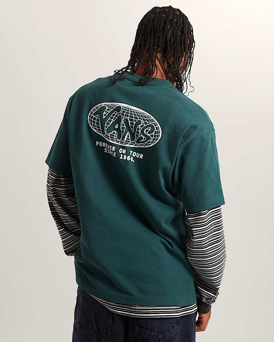WORLD TOUR LOOSE SS TEE Mystic Moss VANS Grn ALT3