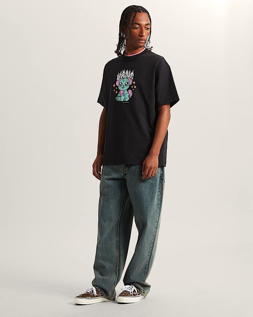 Puppy Loose TShirt VANS Schwarz ALT4