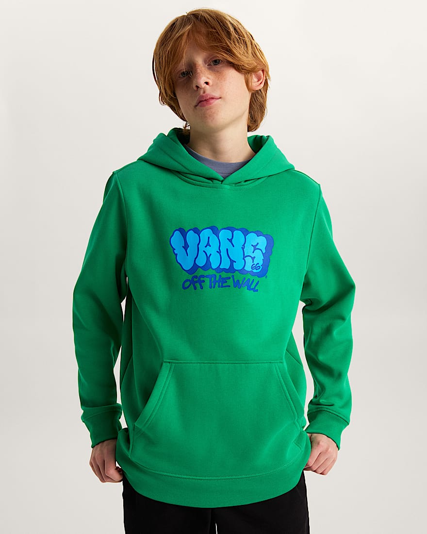 Kinder Vans Graff Hoodie 814 Jahre VANS Grn ALT2