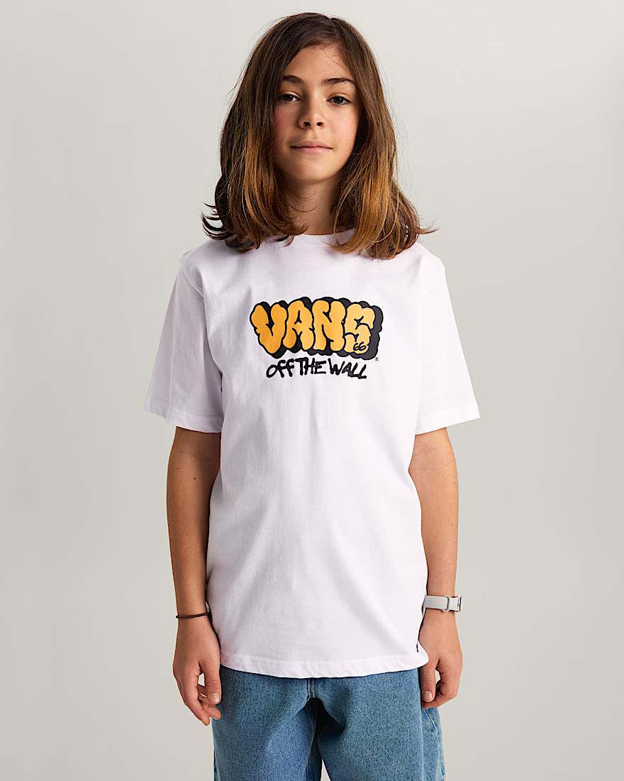 Kinder Vans Graff TShirt 814 Jahre VANS Wei ALT2