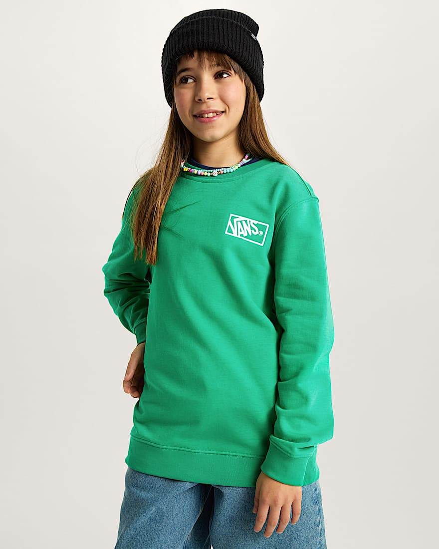 BY BLOCKED BOX CREW Vivid Verdant VANS Grn ALT6