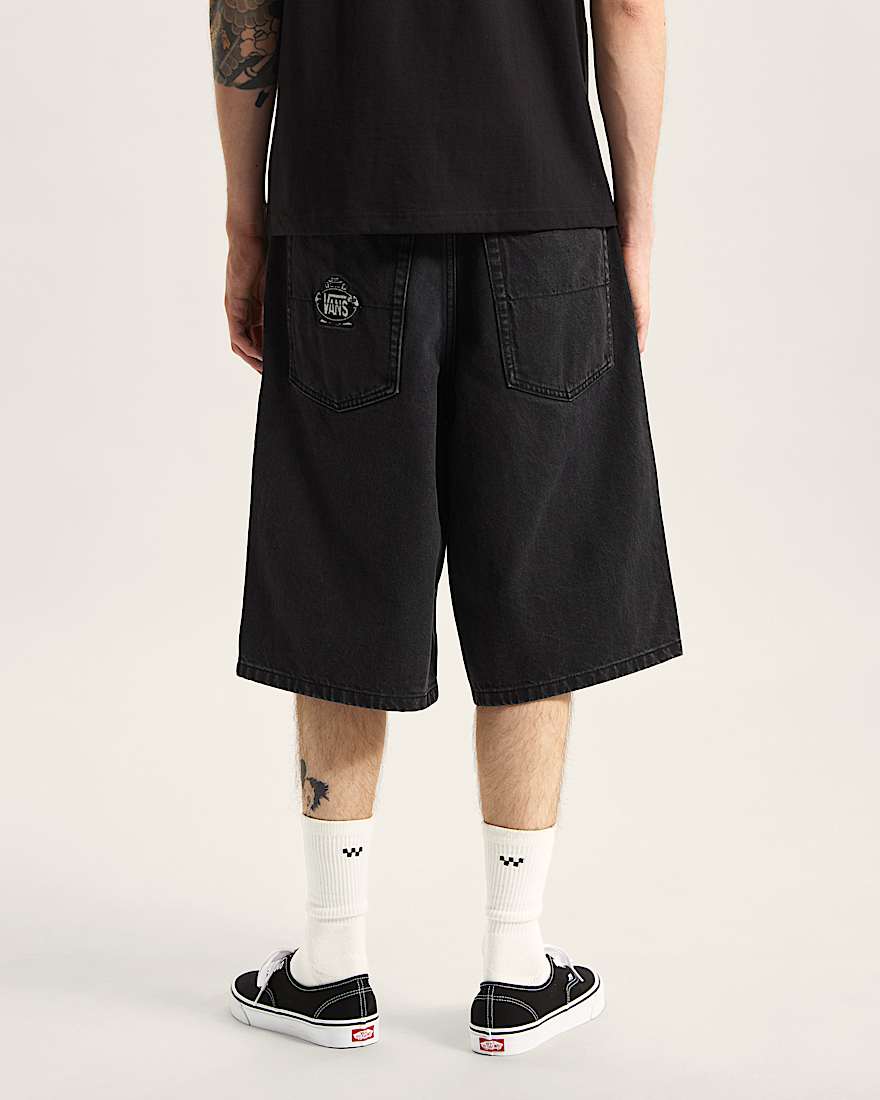 Stretched Logo Jeansshorts VANS Schwarz ALT3