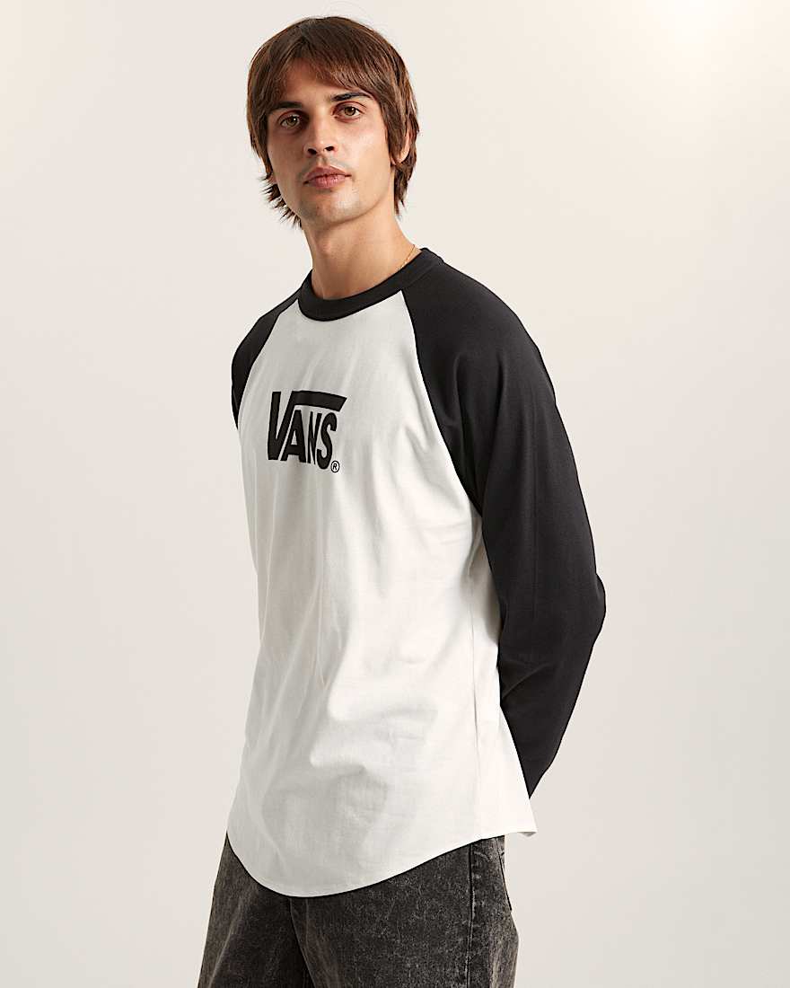 Core Raglan LangarmTShirt VANS Schwarz ALT2