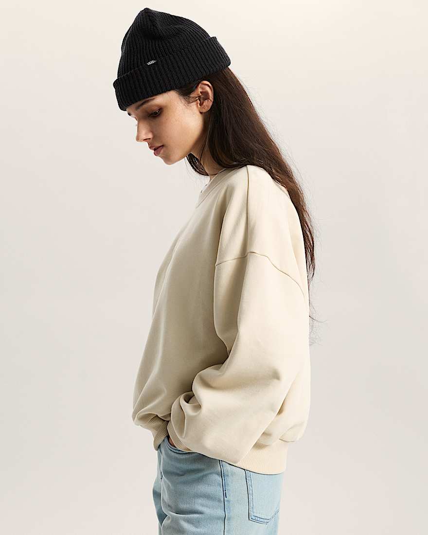 Ellipse Retro RundhalsTShirt VANS Beige ALT4