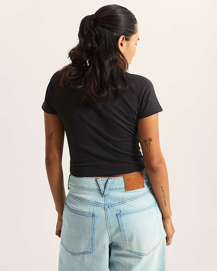 Souvenir BabyTShirt VANS Schwarz ALT4