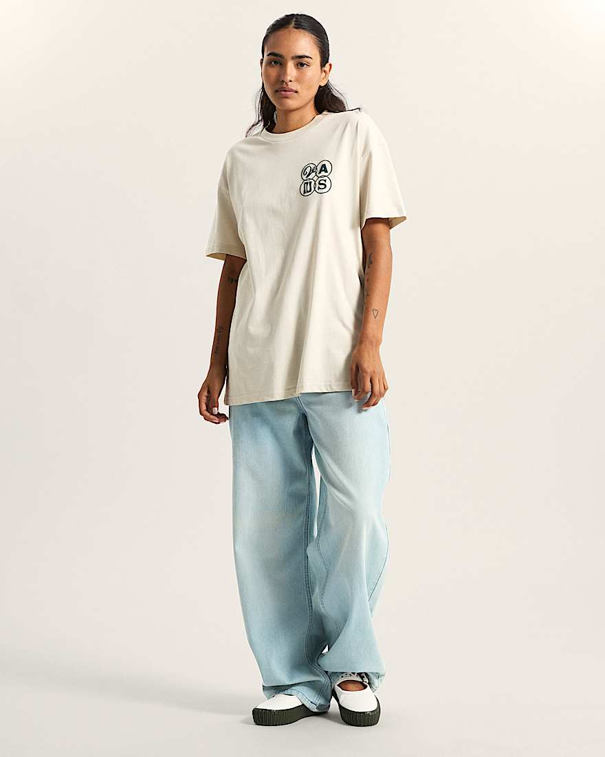 Ellipse TShirt VANS Beige ALT4