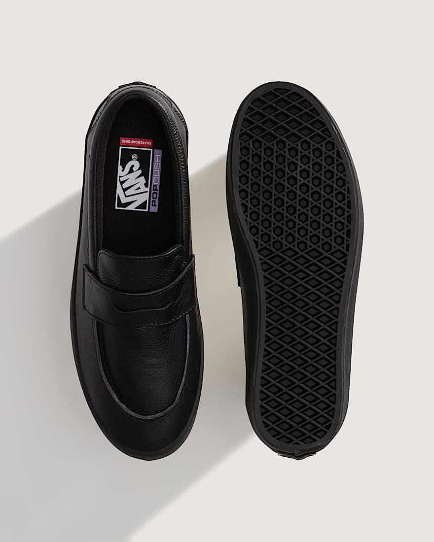 Skate Loafer Schuhe VANS Schwarz ALT4