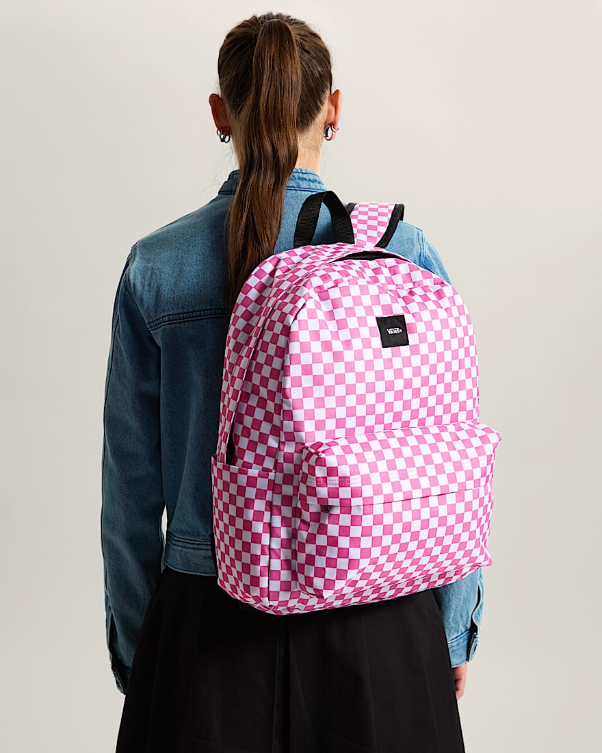 Old Skool Checkerboard Rucksack VANS Rosa ALT7