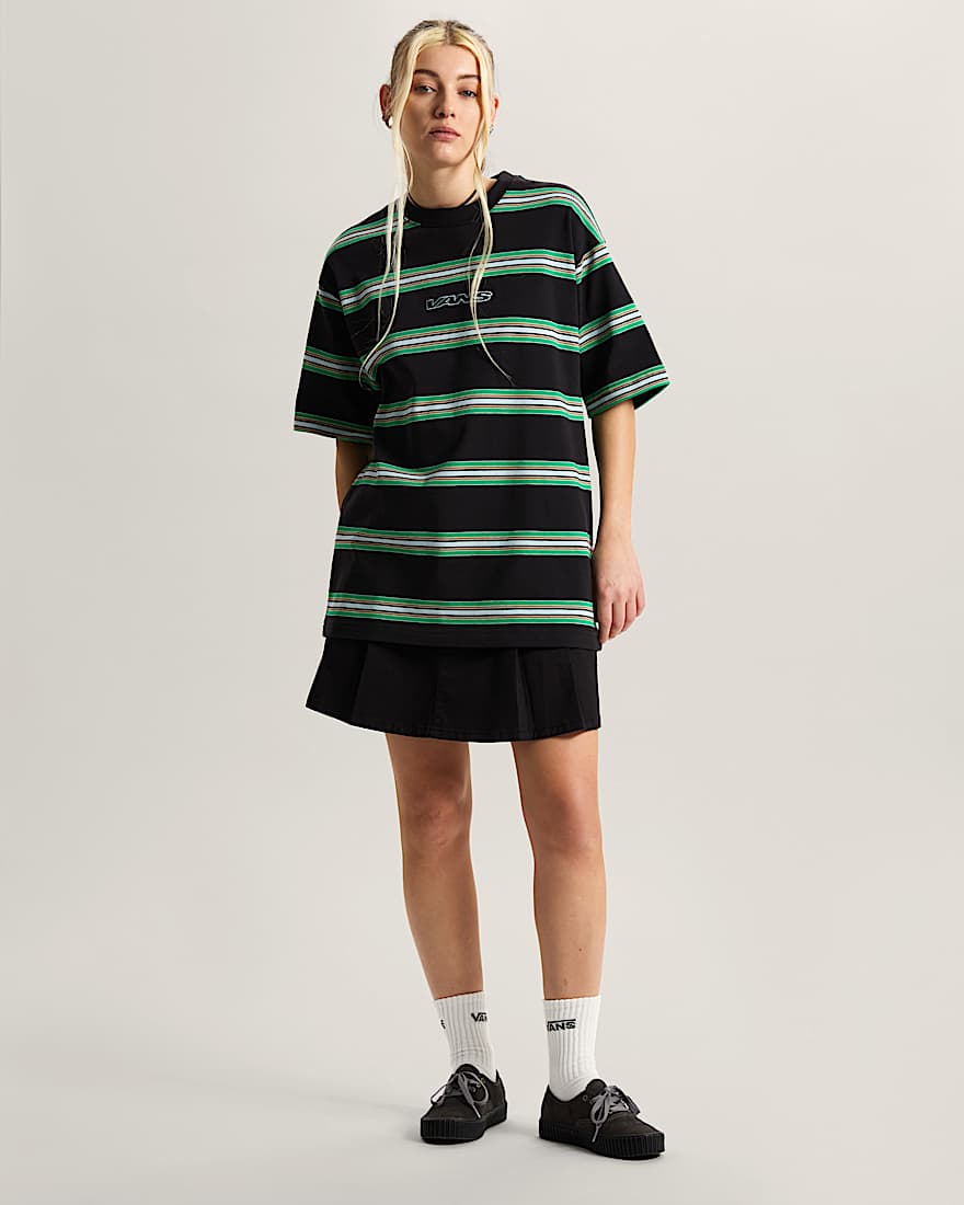 Mesa Stripe TShirt  VANS Schwarz ALT7