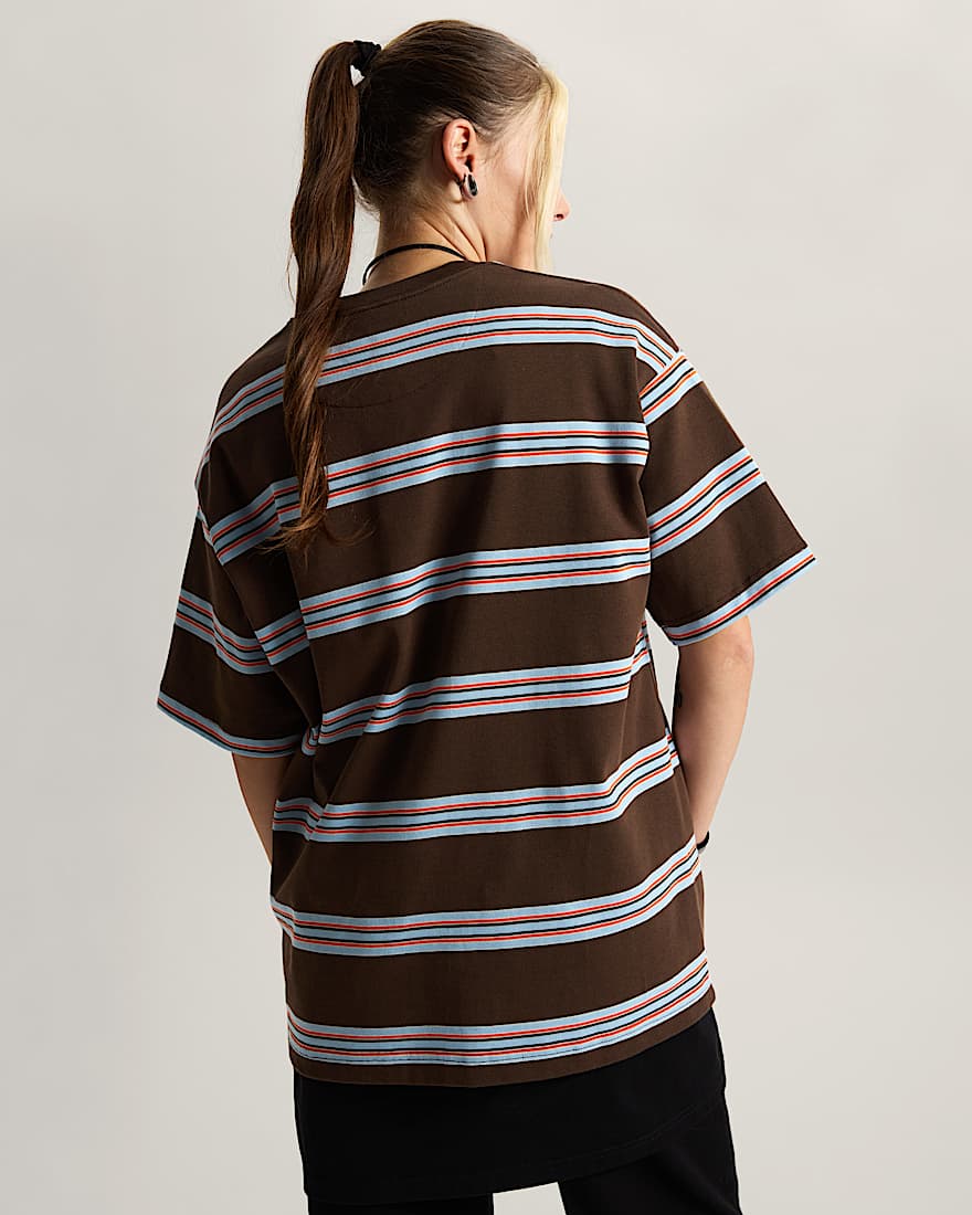 Mesa Stripe TShirt  VANS Braun ALT6