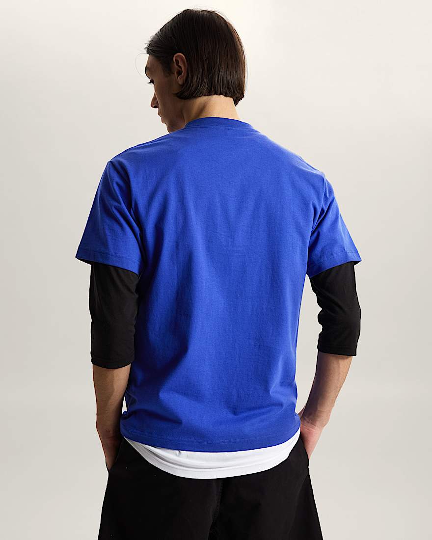 StretchTShirt mit Logo VANS Blau ALT3