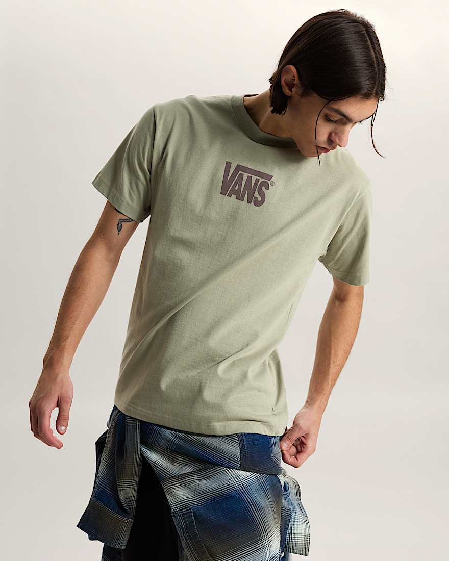 StretchTShirt mit Logo VANS Beige ALT2