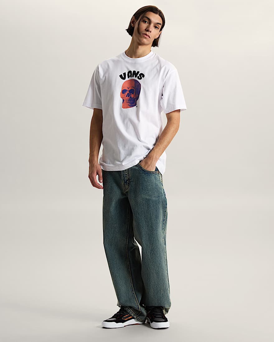 Premium Check5 Loose Hose aus Denim VANS Blau ALT5