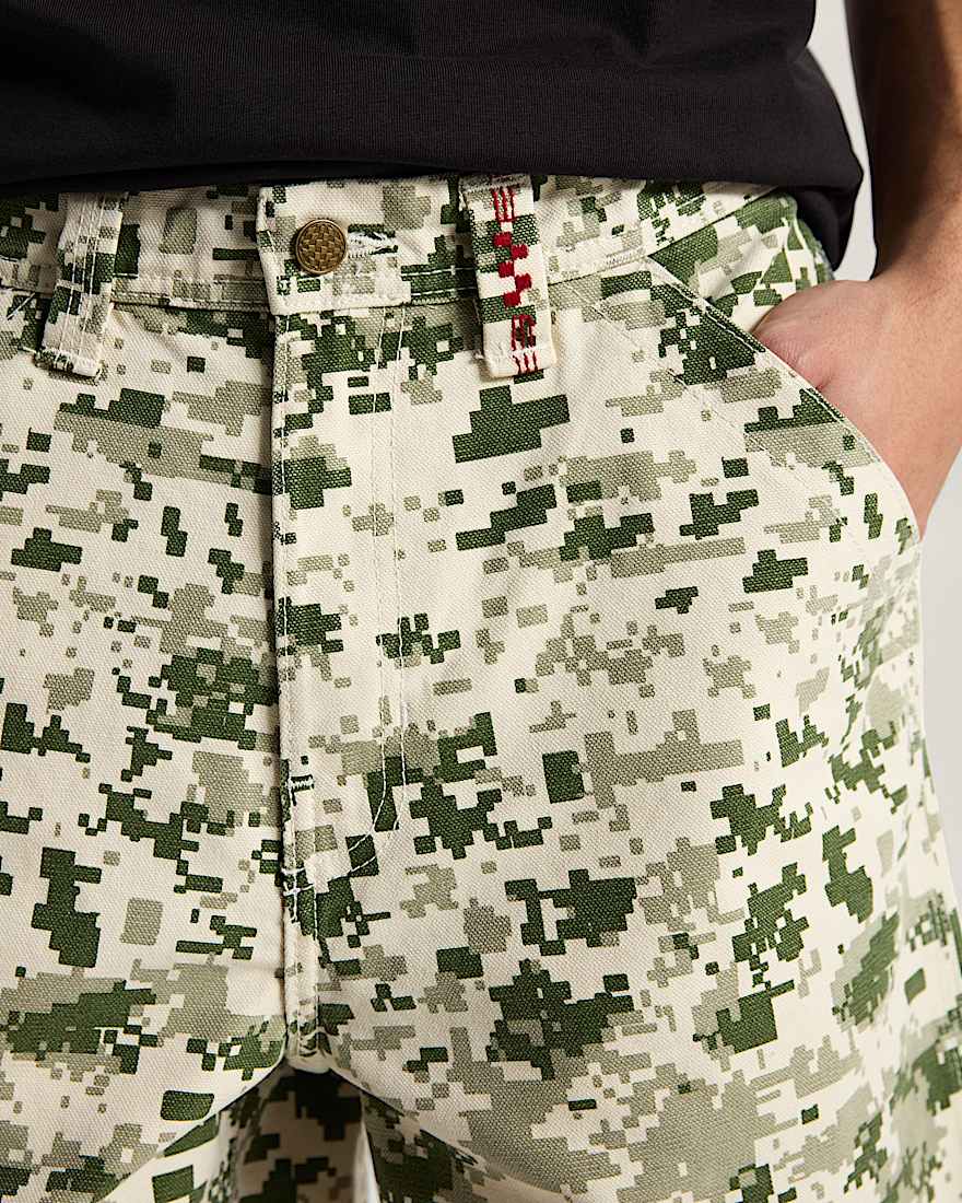 Premium Check5 Baggy Canvasshorts VANS Grn ALT6