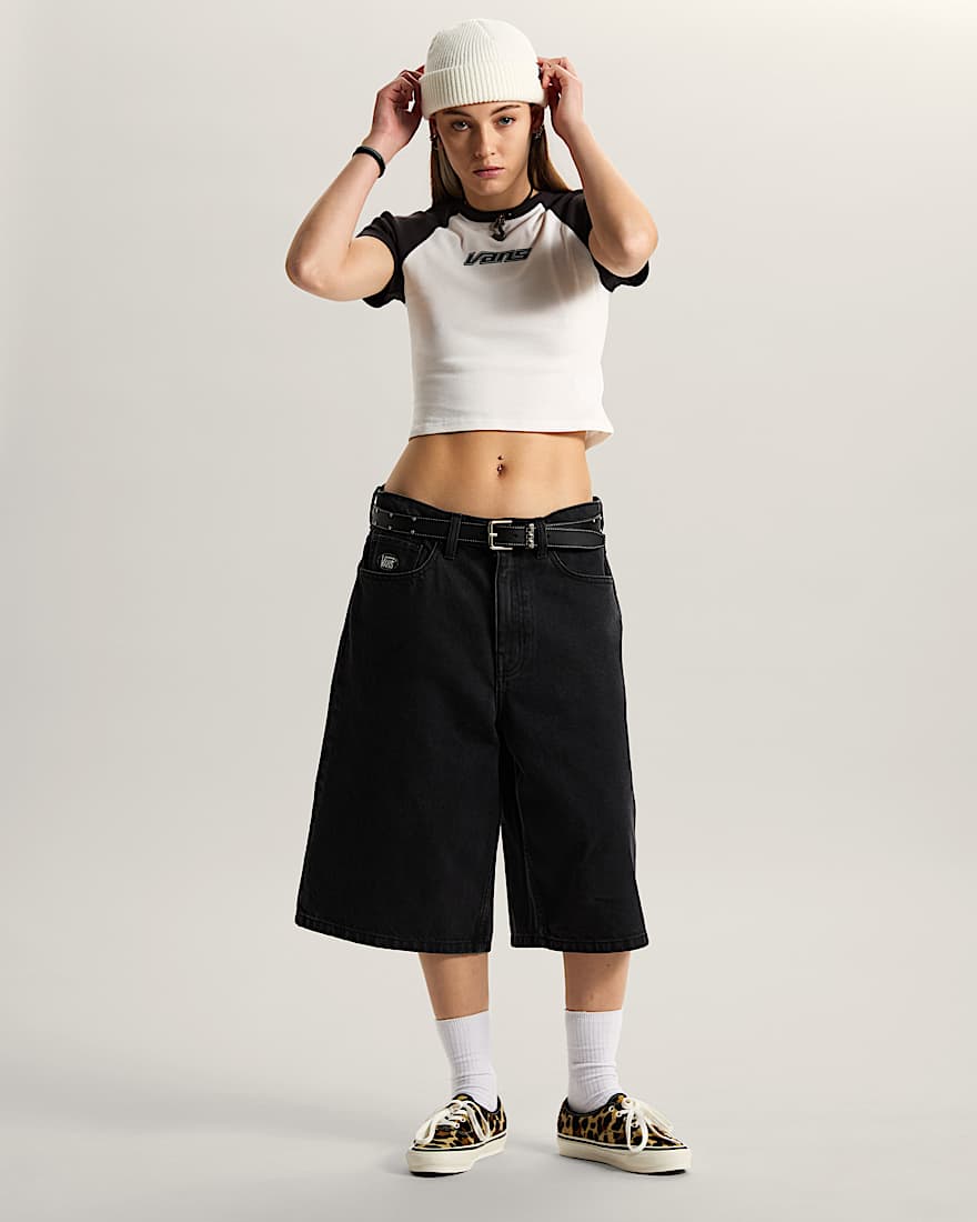 Kleine Kinder Clare Baby TShirt VANS Wei ALT4