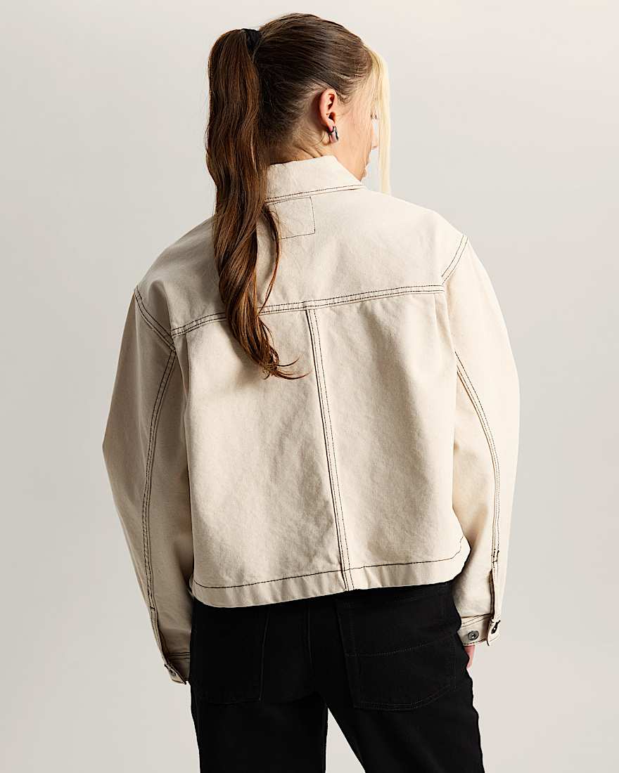 Emily Boxy Work Wear Jacke VANS Wei ALT3