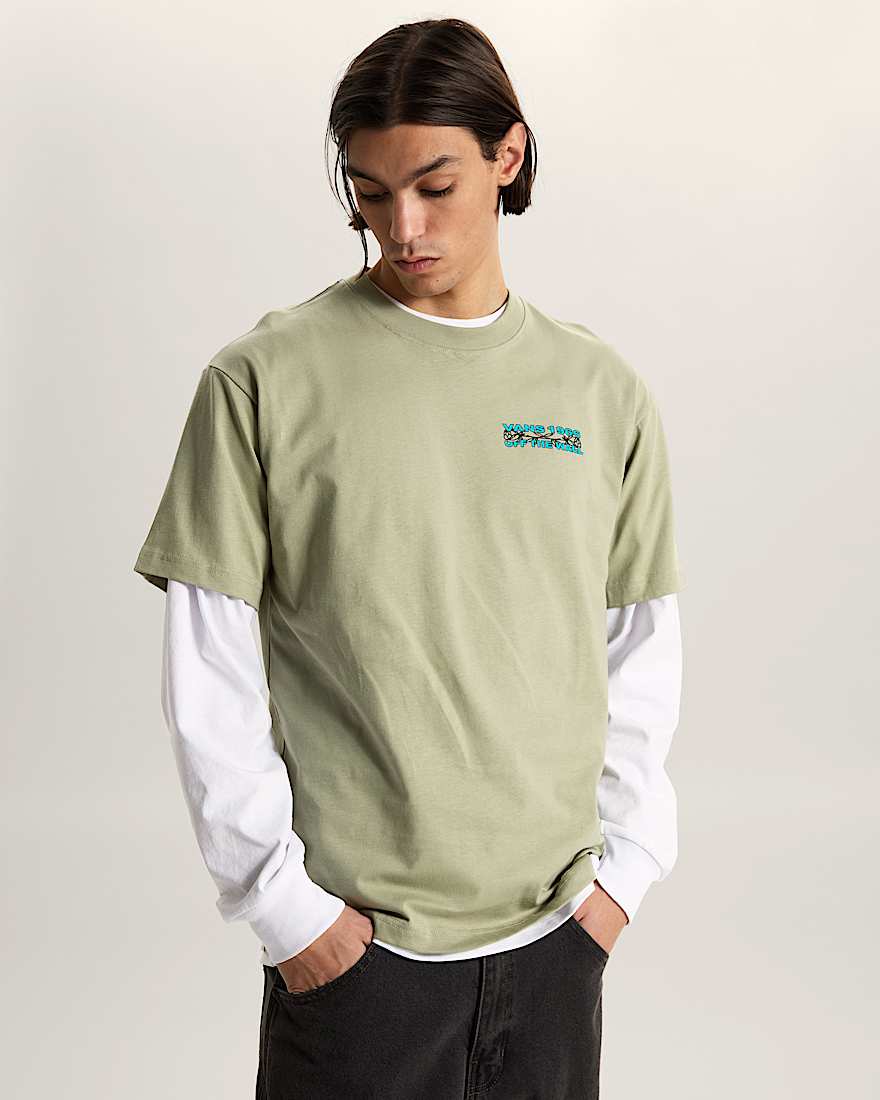 Barb Plate Loose TShirt VANS Grn ALT2