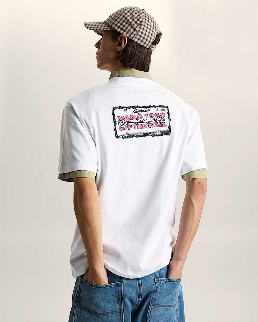 Barb Plate Loose TShirt VANS Wei ALT3