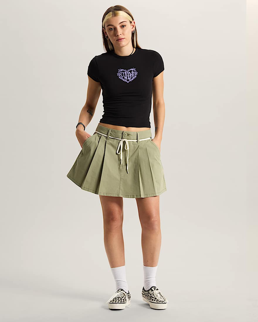 Barbed Heart TShirt VANS Schwarz ALT4