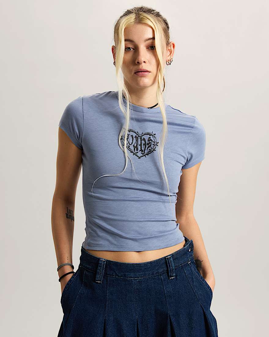 Barbed Heart TShirt VANS Grau ALT2