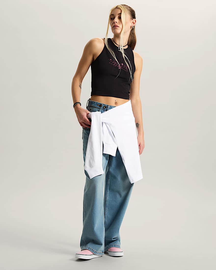 Y2K Star Tanktop VANS Schwarz ALT4