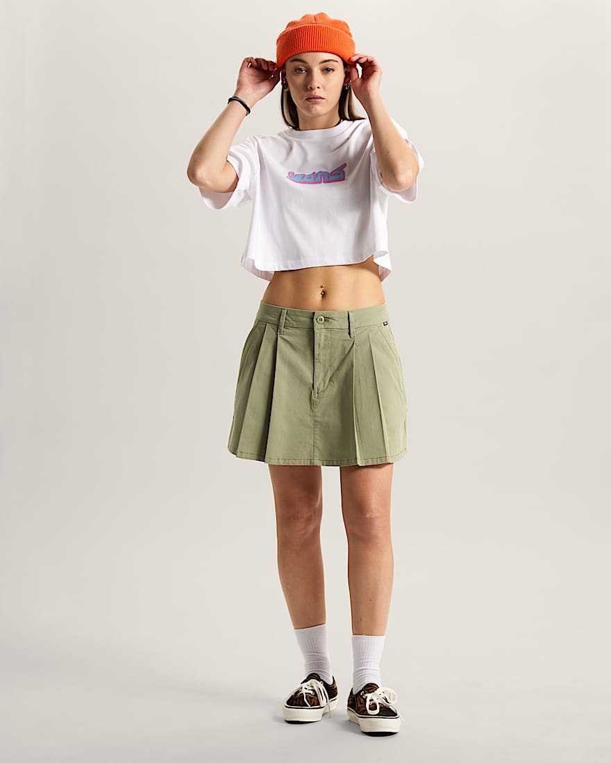 Y2K Boho Relax Crop TShirt VANS Wei ALT4