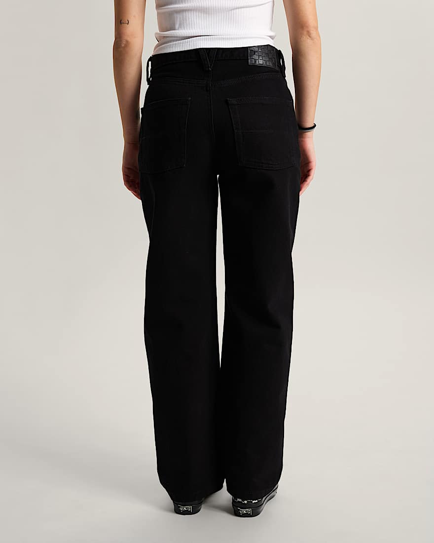 Check5 Hose mit geradem Bein und mittlerer Leibhhe VANS Schwarz ALT4