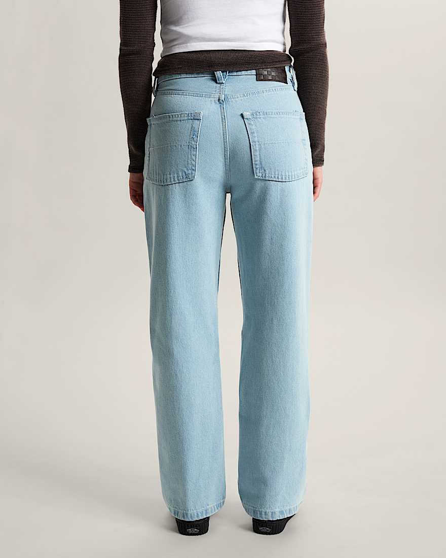 Check5 Hose mit geradem Bein und mittlerer Leibhhe VANS Blau ALT3