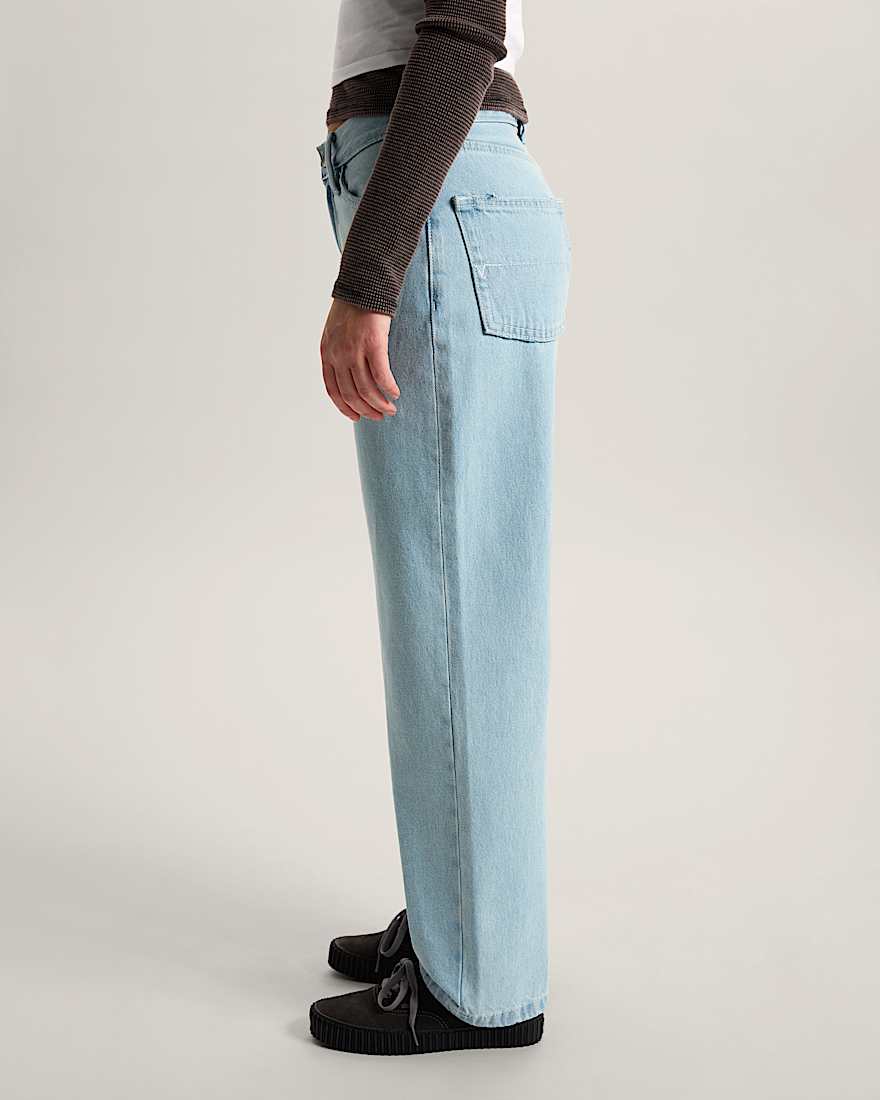 Check5 Hose mit geradem Bein und mittlerer Leibhhe VANS Blau ALT4