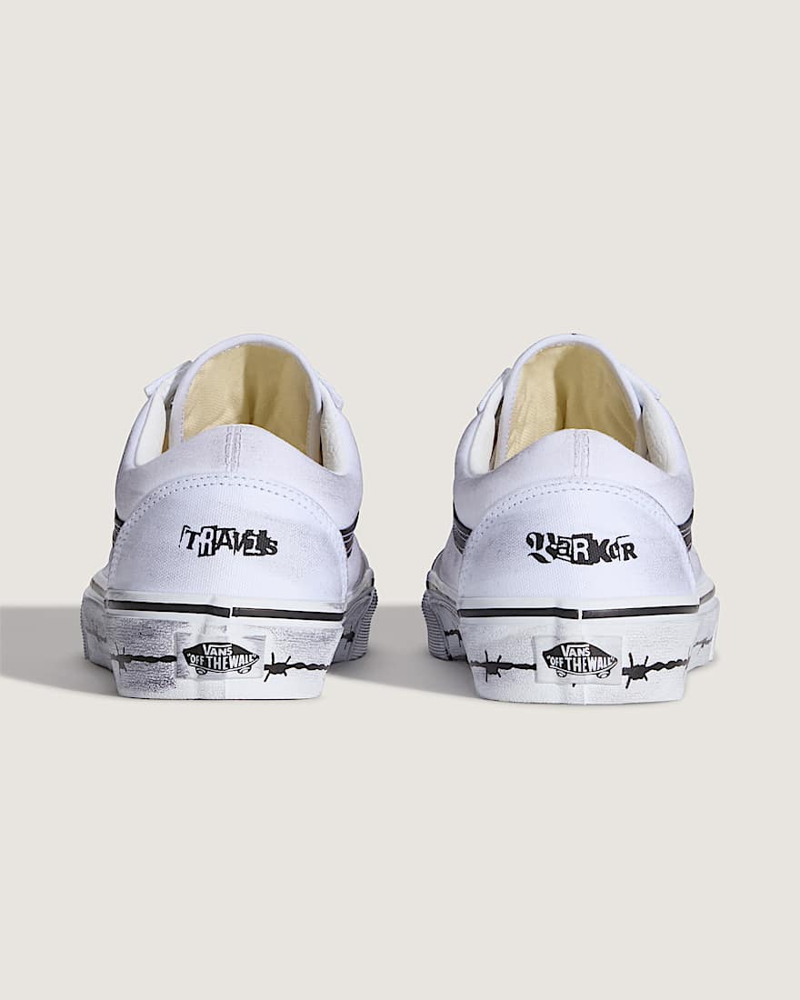 Vans X Travis Barker Old Skool Schuhe VANS Wei ALT6