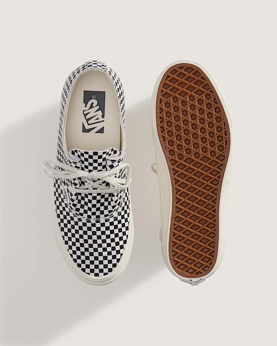 Premium Authentic Ease Checkerboard Schuhe VANS Schwarz ALT2