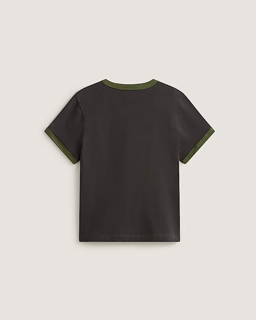 Circle V RingerTShirt VANS Schwarz ALT1