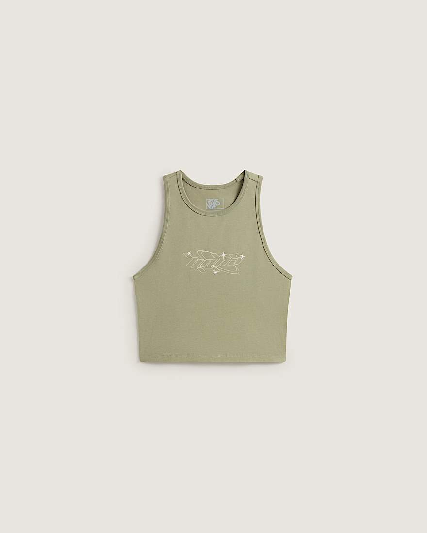 Y2K Star Tanktop VANS Beige HERO