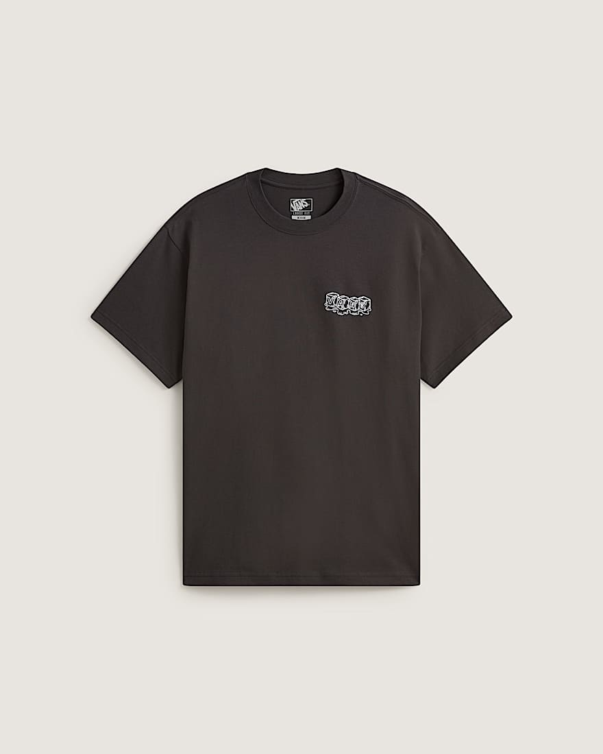 TETHERED SS TEE Faded Black VANS Schwarz HERO