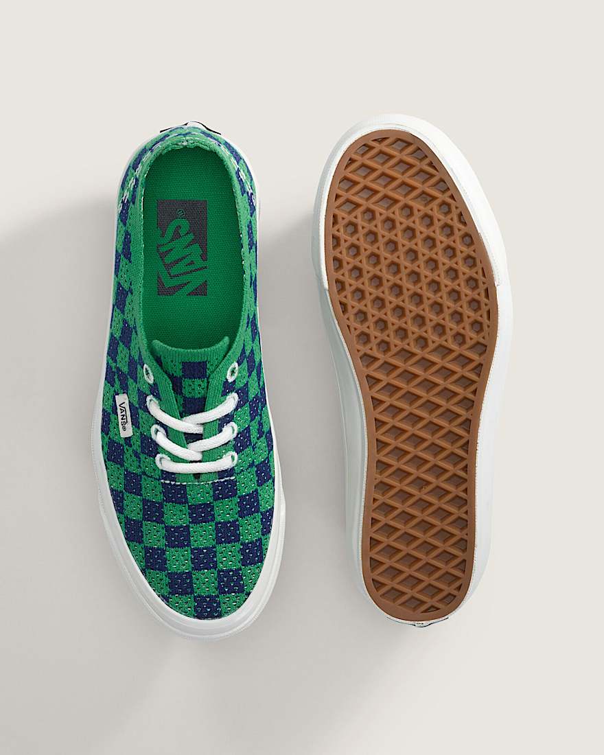 Premium Authentic Checkerboard Schuhe VANS Grn ALT3