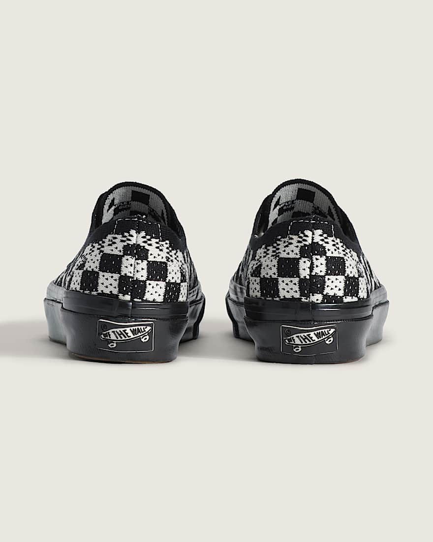 Premium Authentic Checkerboard Schuhe VANS Schwarz ALT3