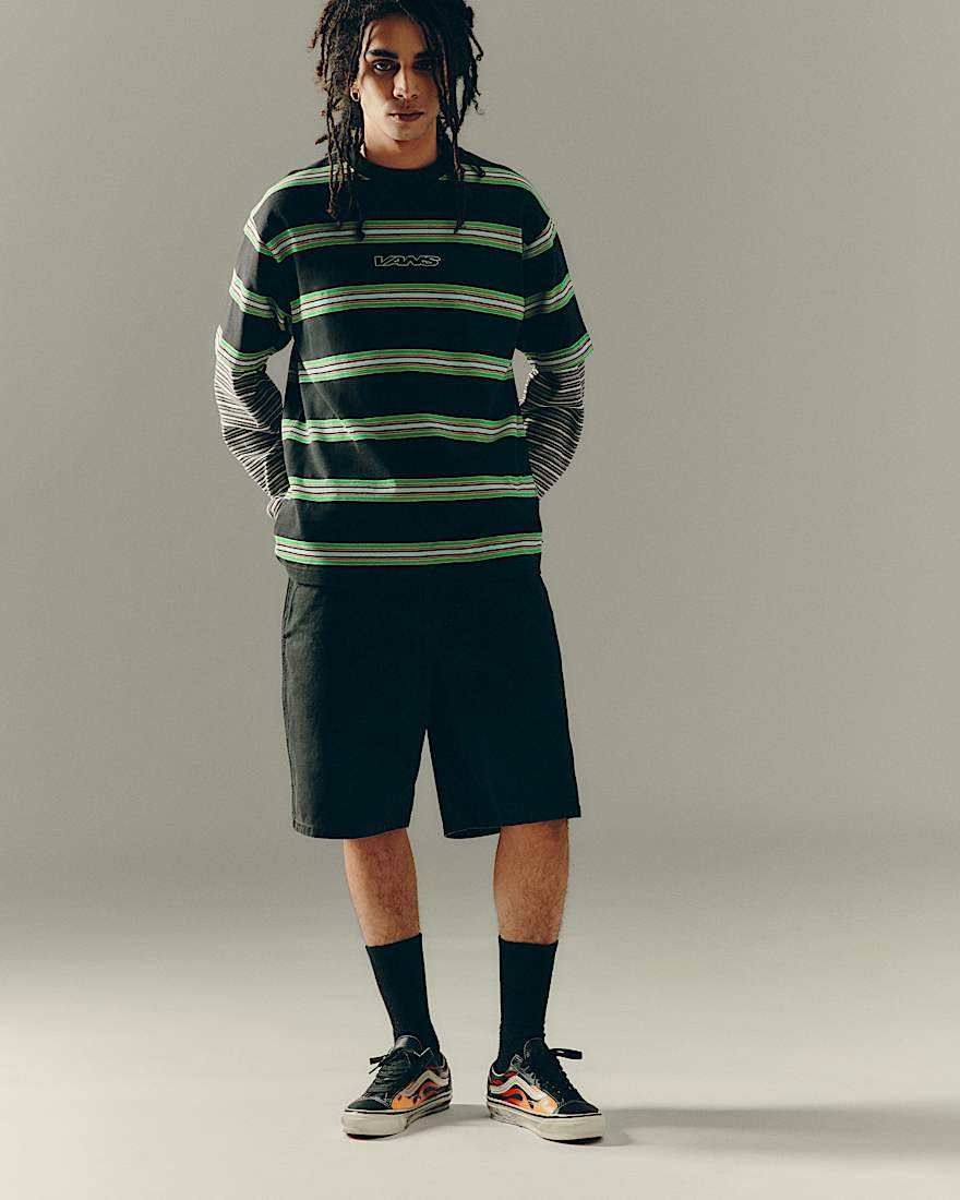 Premium Old Skool 36 Flames Schuhe VANS Schwarz ALT1