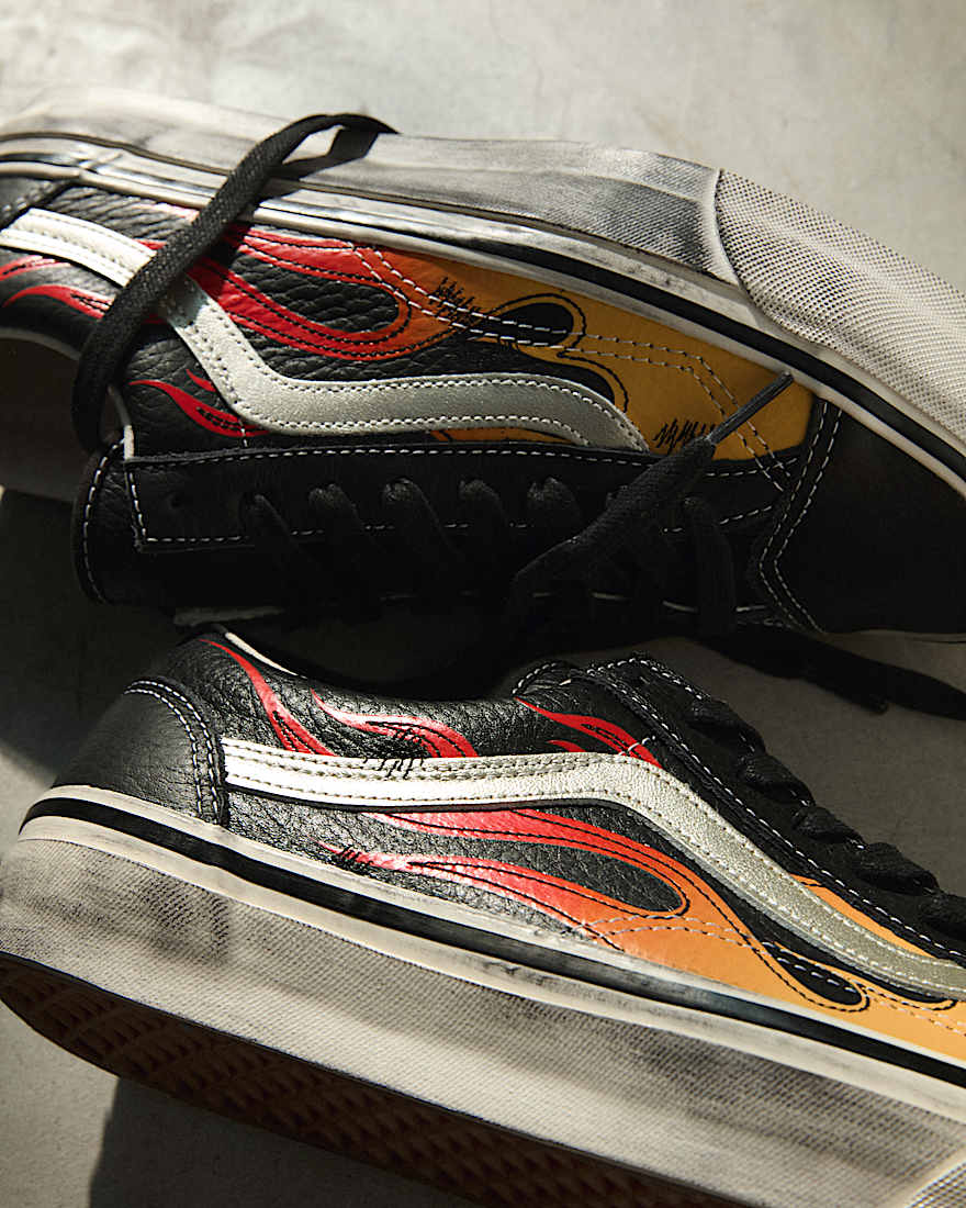 Premium Old Skool 36 Flames Schuhe VANS Schwarz ALT2